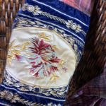 NWT Aratta 100% Cotton Duster Cardigan with Embroidered Cuffs and Attached Belt Blue Size L Photo 5