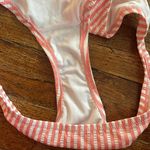 J.Crew  Striped Bikini Set Off Shoulder‎ Swimsuit Beach Cute Pink White Photo 6
