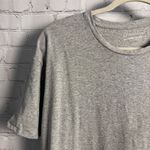 Eileen Fisher minimalist heather grey mini dress size XS cotton blend capsule Photo 5