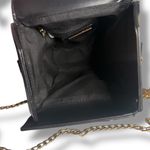 NWOT Women’s QiMing Tower Print Chinese Takeout Box Crossbody Novelty Purse Black Photo 2