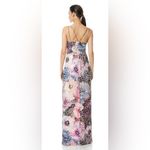 Theia Joy Column Gown‎ Size 6 NWT Sequins Floor Length Pink Photo 1