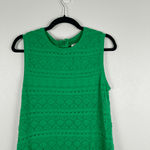 Eliza J Women't Crochet Overlay Dress Green Sz M Photo 2