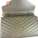 Yves Saint Laurent YSLwalllet on chain wok Gray Photo 5