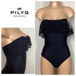 PilyQ New.  black lace one piece Photo 1