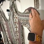 Daytrip  Floral Long Sleeve Tee - Purple and Brown Photo 2