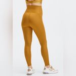 Fabletics shiny high waisted maternity legging in dark bronze Photo 1