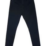 AG Adriano Goldschmied The Farrah High Rise Skinny Ankle Solid Black Size 28R Photo 0