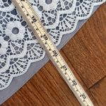 J.Crew blue daisy eyelet overlay bell sleeve blouse 6 Blue Photo 5