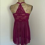 Chic Purple Halter Lingerie Size XL Photo 2