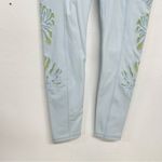 Free People Movement Light Blue Laser Cut Out Full Length Leggings Womens XS Photo 3