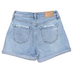 BKE Buckle Billie Stretch Jean Shorts Light Wash Denim Sz 24 Utility Distressed Photo 3