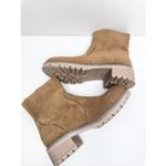 Seven7  Booties Women’s Size 6 Tan Bestie Zip Up Block Heel Round Toe NEW Photo 5