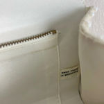 Vintage Beaded Handmade Clutch Evening Handbag Ivory Satin Formal Party‎ Bag White Photo 8