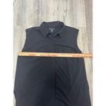 Athleta Urbanite Tank Black Sleeveless Collared Pocket Shirt Top Women's Size M Photo 4