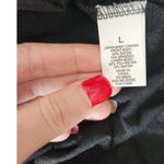 LOGO By Lori Goldstein Aqua Black Lace Detail Long Sleeve Top Womens Large NWT Photo 14