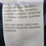 Isaac Mizrahi NWOT Live Navy Pebble Knit Wide Leg Crop Pants 2X Lace Hem Photo 6