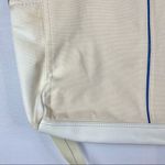 Diane Von Furstenberg  Beige & Blue Canvas Beach Tote Photo 3
