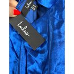 Lulus NWT  Perfectly Classy Royal Blue Satin Strappy Maxi Dress Banquet Sz XS Photo 5