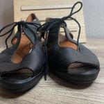 L’Amour Des Pieds Brettany Black Leather Sandals Size 9 Photo 2