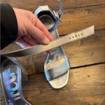 Circus by Sam Edelman Silver Women's Chunky Heels Size 8.5 Photo 2