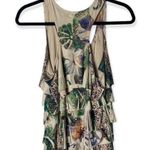 One World  SZ M ruffle abstract tank top Photo 2