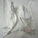 Cynthia Rowley  Women’s White Linen Pants Size Large‎ Loose Wide Leg Boho Beach Photo 10