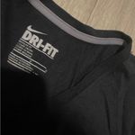 Nike  Women's Black V-Neck Dri-FIT Tee Photo 1