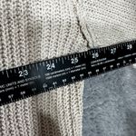 SheIn Women’s Cardigan Sweater Size L Beige Toggle Closure Pockets Long Sleeve Photo 1