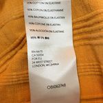 Free People  Big Sur Ribbed Tie-Dye Thermal Long Sleeve Top Amber Orange Small Photo 10