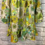 LIBERTY OF LONDON for TARGET Blouse Sunflower Top Green Photo 2