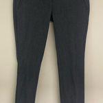 Loft  Black and White Fitted Ankle Pants Size 0 Photo 0