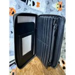 Betsey Johnson Black Spider Embossed Zip Wristlet Wallet NWT Photo 2