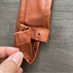 Bozzolo  faux leather scoop high cut brown bodysuit size S NWT Photo 4