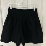 Vince  Women’s Smocked Black Pull On Shorts Photo 2