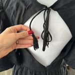 Farm Rio  Puff Sleeve Open Back Midi Dress In Black Size SZ Medium, $289 Photo 9