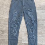 American Eagle Women’s Distressed Mom Jeans Sage Size 2x28 Photo 0