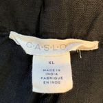 Caslon Black 100% Linen Cropped Pants Size XL Lagenlook Photo 3