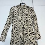Proenza Schouler White Label Marion Dress long sleeve animal print Medium Photo 1
