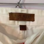 Judy Blue Boyfriend Fit White Jeans High Rise Straight Leg Women's size 15 / 32 Photo 1