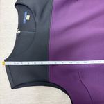 Tommy Hilfiger Colorblock Asymmetrical Elegant Purple Black Sleeveless Dress Photo 7