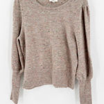 Loft Confetti Speckled Puff Sleeve Sweater Photo 0