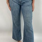 DKNY  Blue Embroidered Patterned Soho Jeans Photo 0