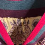 Free People  Multicolor Patterned Belted Sweater | Size Medium Photo 3