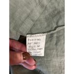 Lungo L'Arno 100% linen dress made in Italy pale green size M sleeveless Size M Photo 8