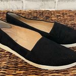 Life Stride Women’s  black faux suede slip on cushioned heels, Size 9 Photo 1