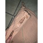 J.O.A. Blush Pink Textured Fringe Short L Nwt boho knit free people cottagecore Photo 7