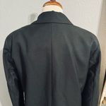 ZARA  Bloggers Fav Black Double Breasted Lapel Collar Shoulder Pads Blazer Size M Photo 12