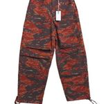 Good American Uniform Streetwear Pants Multicolor Camo High Rise 00 / 24 New Photo 0