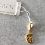 J.Crew  Demi Fine 14K Gold Plated Sterling Silver Paisley Charm NEW Photo 1