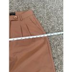 White Fox Boutique  Press Pause Pant Terracotta Brown Wide Leg Trousers Pleated S Photo 8
